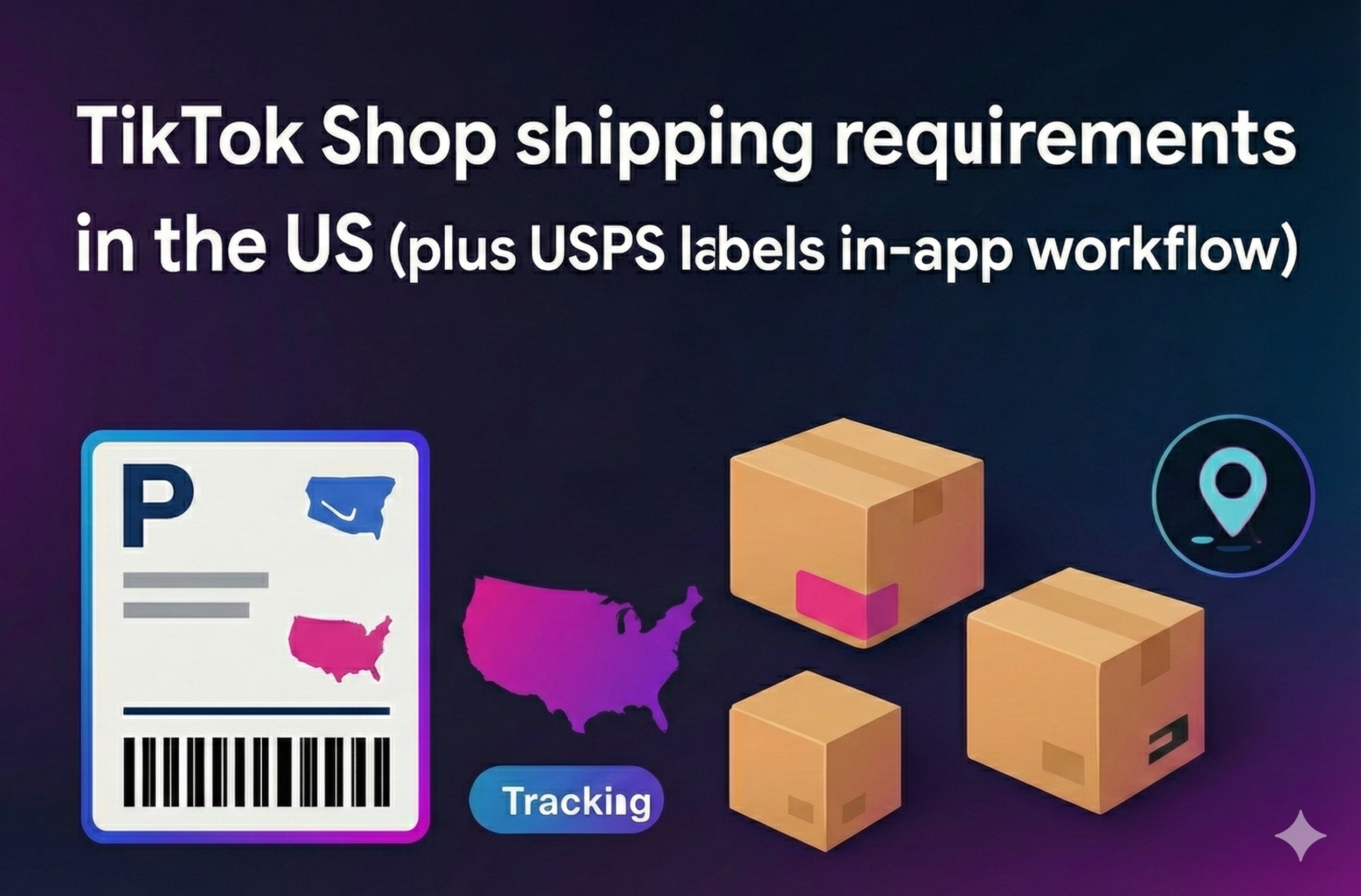 TikTok Shop shipping requirements in the US (plus USPS labels in-app workflow)