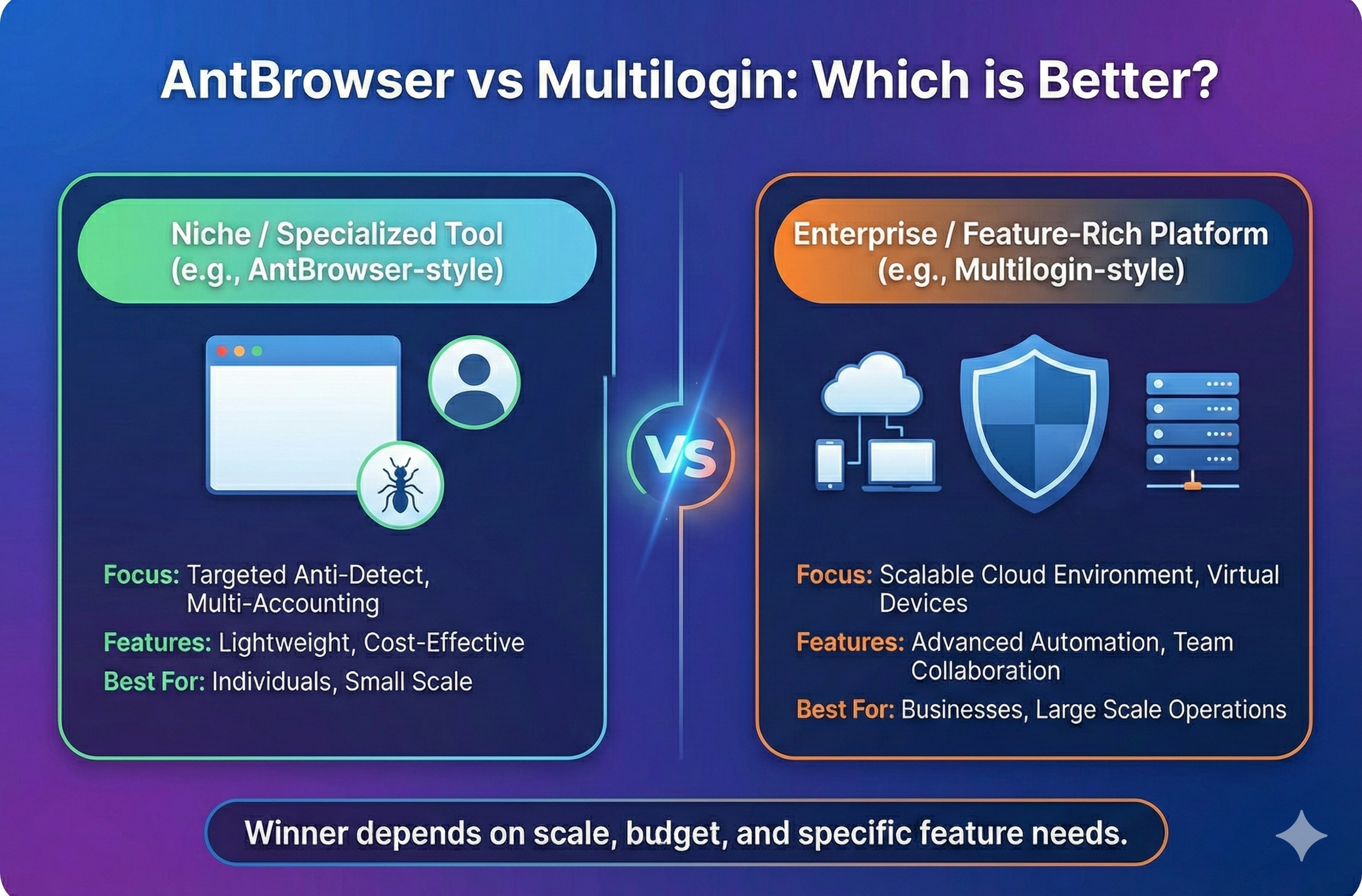 AntBrowser vs Multilogin: Which is Better?