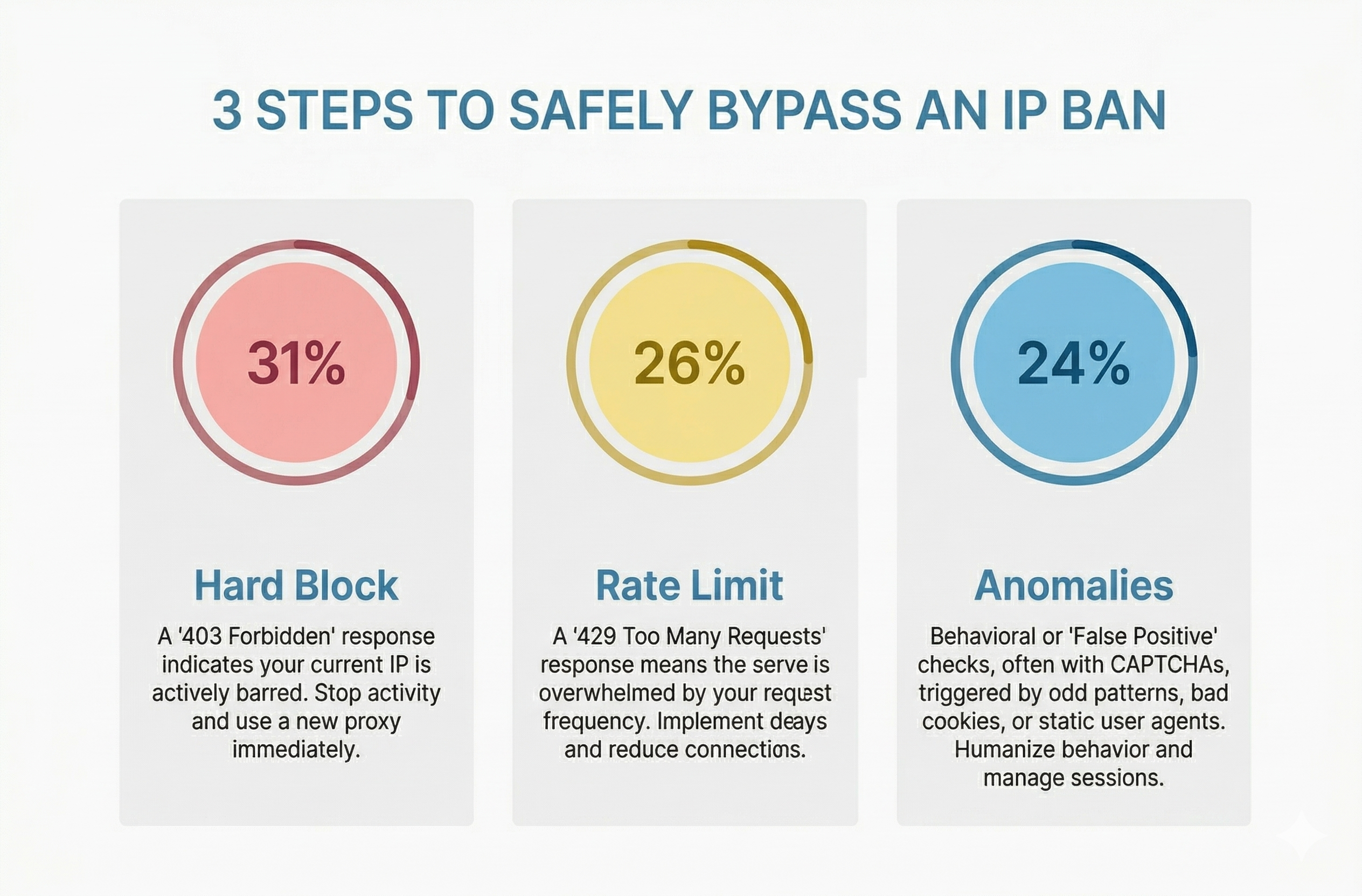 How to Bypass an IP Ban Safely by Diagnosing 403s, 429s, and False Positives