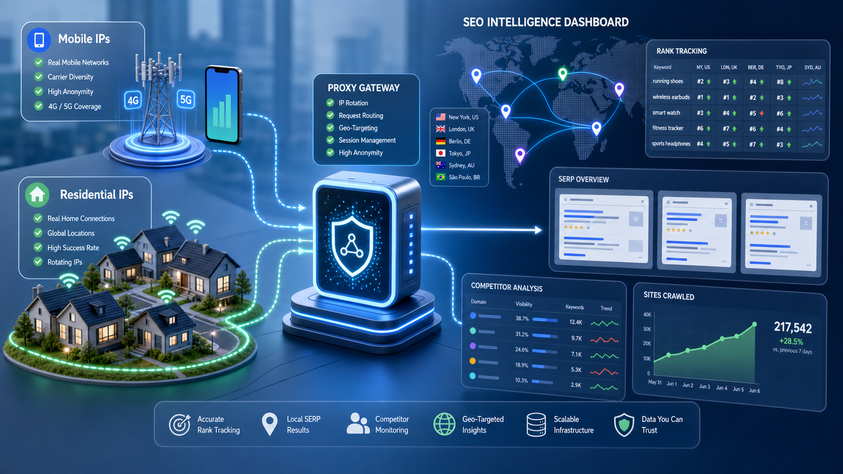 Mobile and Residential Proxies for SEO: Real Use Cases and Applications cover image