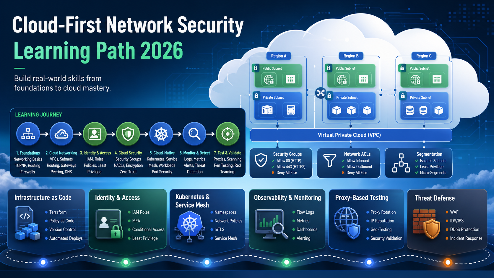 Cloud-First Network Security Learning Path 2026 cover image