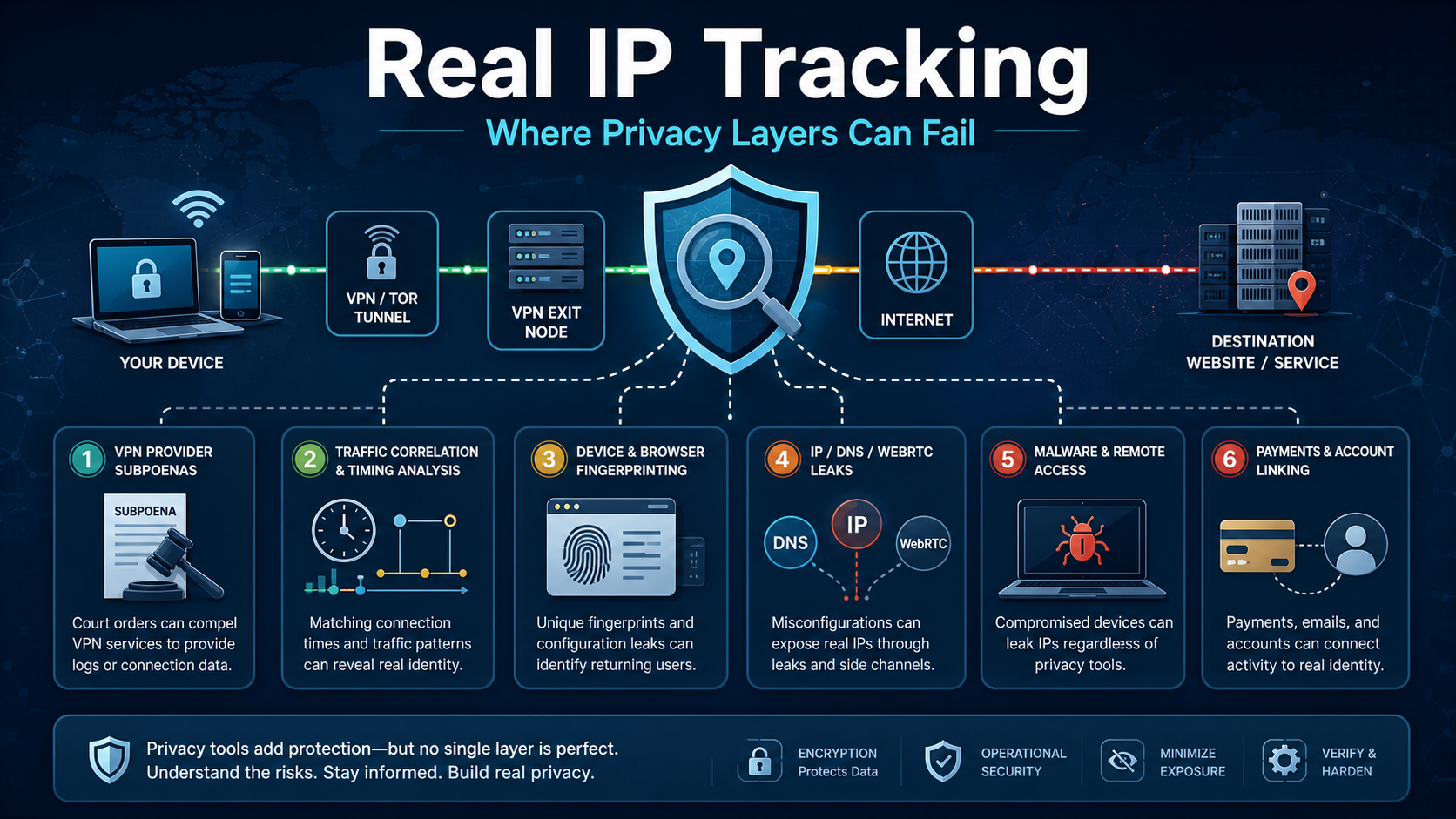 How Law Enforcement Tracks Your Real IP Address cover image
