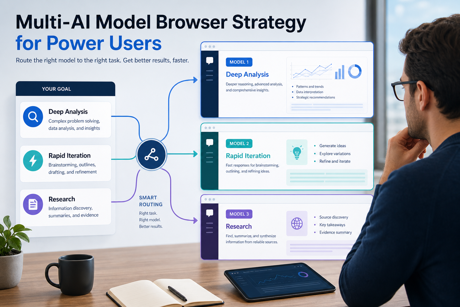 Multi-AI Model Browser Strategy for Power Users