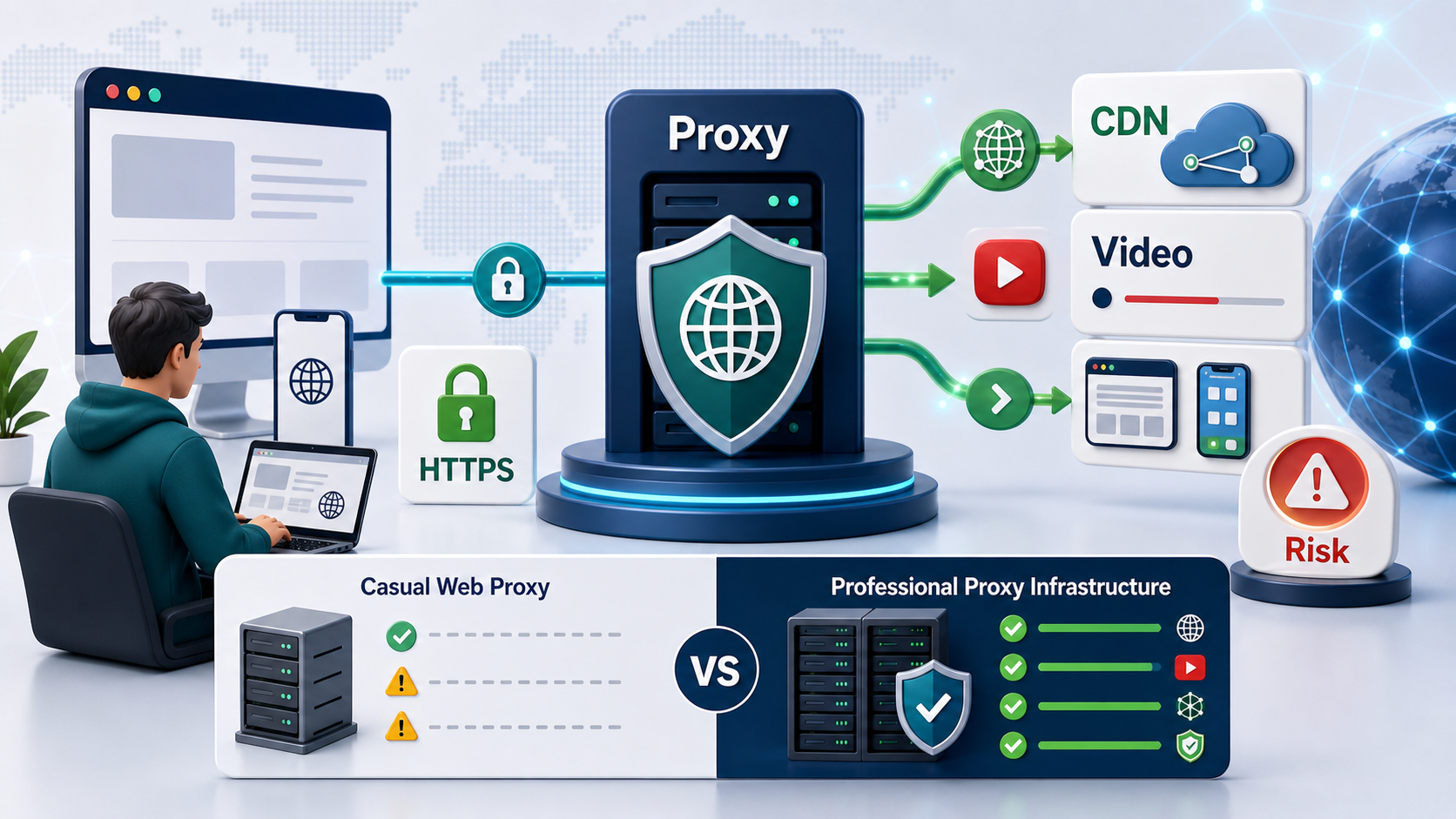 BlockAway proxy review covering safety CDN video apps and alternatives