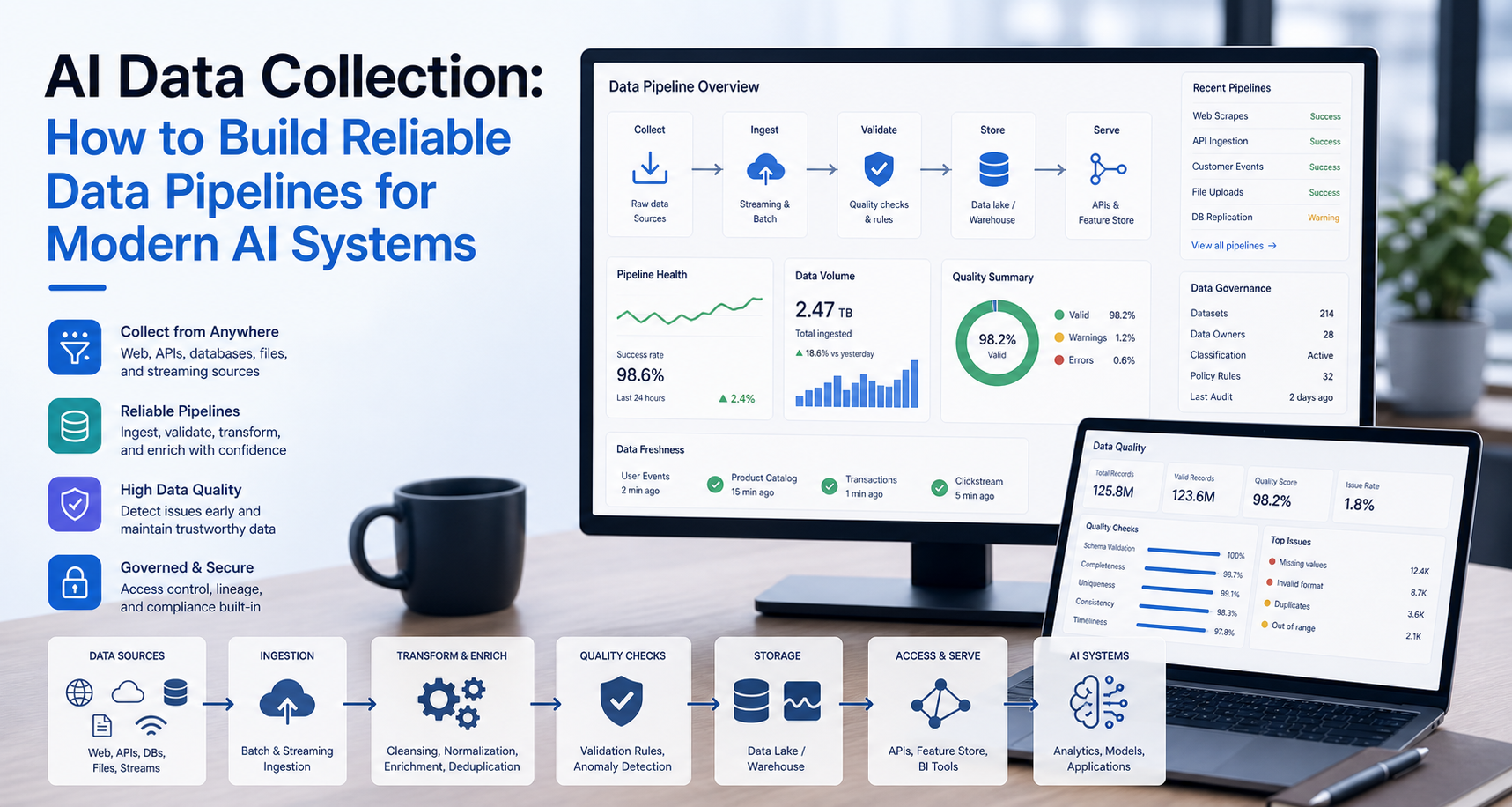 AI Data Collection: How to Build Reliable Data Pipelines for Modern AI Systems