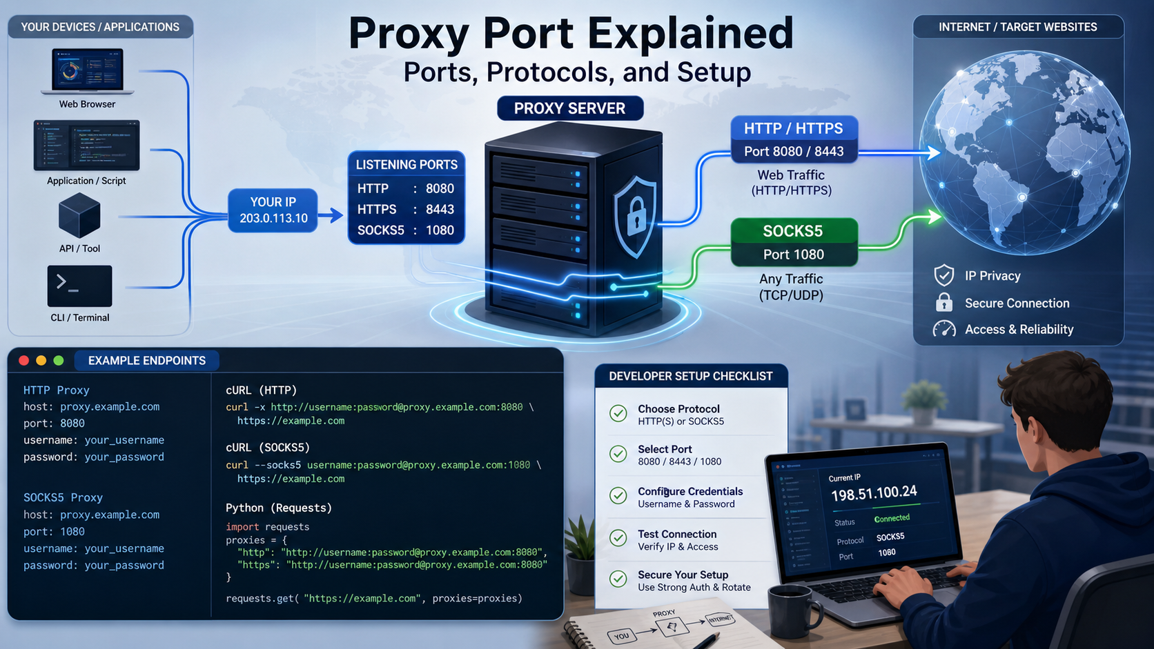 Proxy Port Explained: Ports, Protocols, and Setup featured image