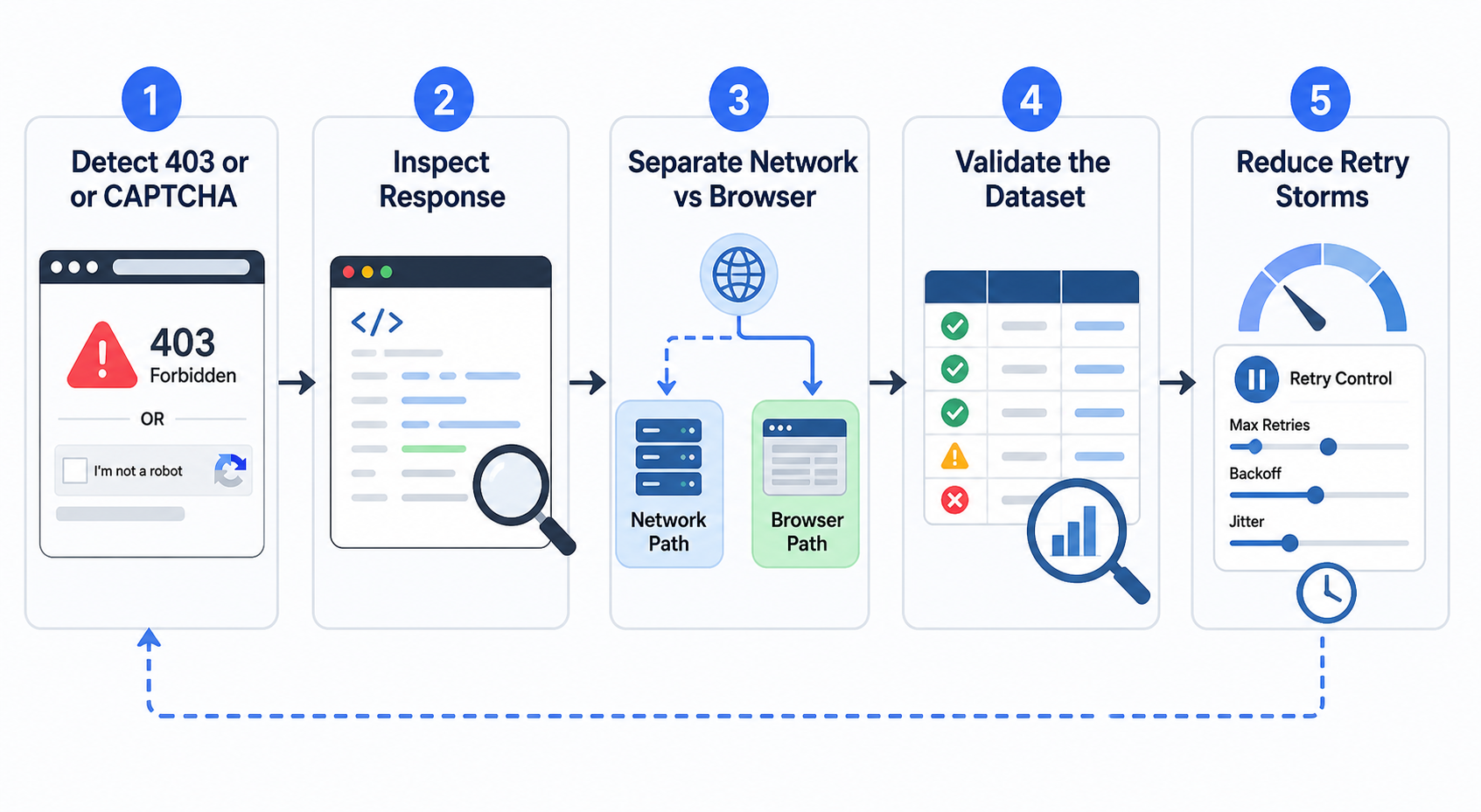 DataDome Bypass for Web Scraping workflow diagram
